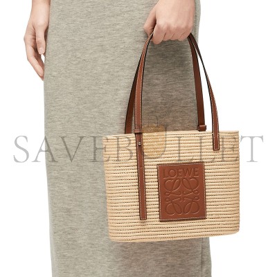 LOEWE QUARE BASKET TOTE BAG IN RAFFIA A223099X02-9943 (27*20*10cm)