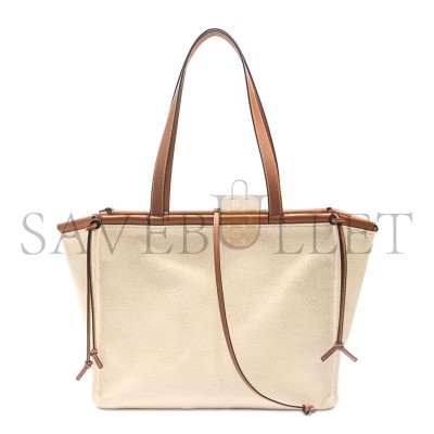 LOEWE CUSHION TOTE BAG IN CANVAS CALFSKIN 061920 (35*27*19cm)