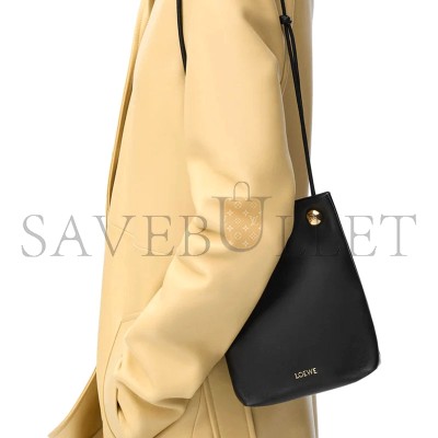 LOEWE PEBBLE POUCH IN SMOOTH CALFSKIN CANBSPPX01 (17*21.5*7cm)