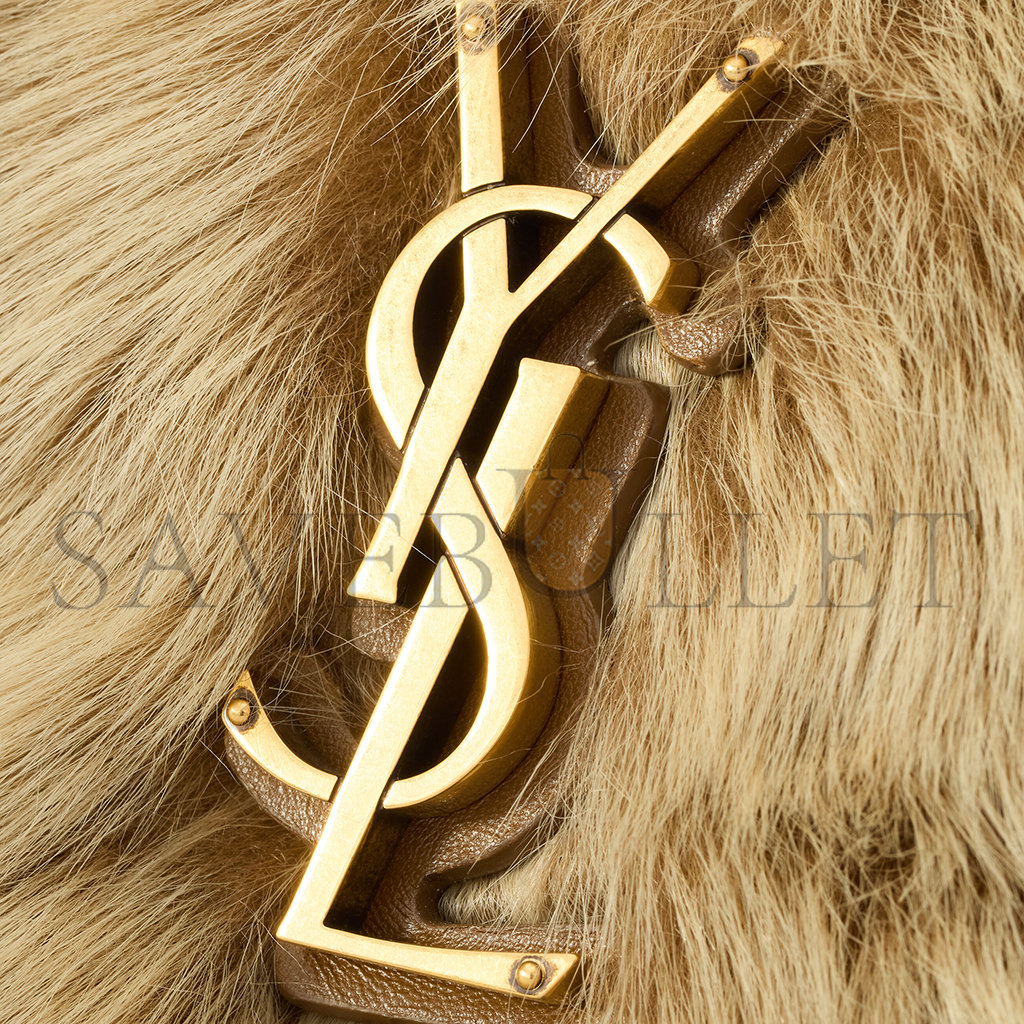 YSL NIKI LARGE IN SHEARLING 803892AAD1O2979 (32*23*9cm)