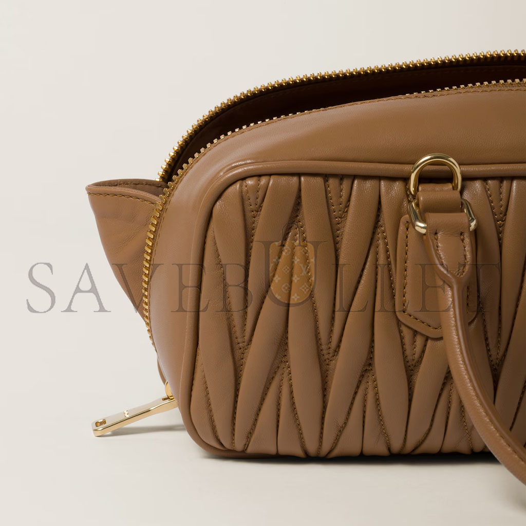 MIU MIU ARCADIE MATELASSÉ NAPPA LEATHER BAG 5BB148 (27*12*9cm) MIU MIU ARCADIE MATELASSÉ NAPPA LEATHER BAG 5BB148 (27*12*9cm)