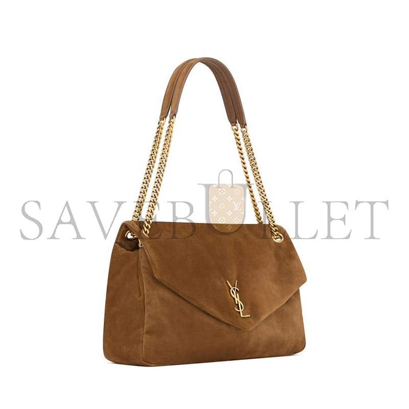 YSL CALYPSO LARGE IN SUEDE 7773991U80W2916 (38*21*10cm) YSL CALYPSO LARGE IN SUEDE 7773991U80W2916 (38*21*10cm)