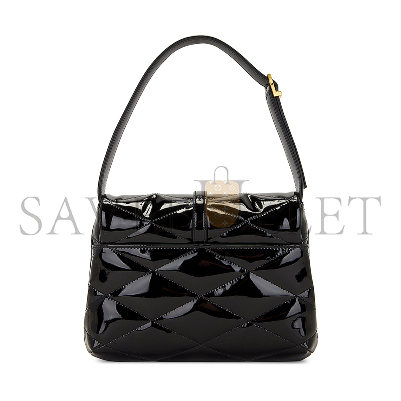 YSL LE 57 HOBO BAG IN QUILTED PATENT 6985672IU071000 (24*18*5.5cm)