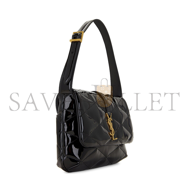 YSL LE 57 HOBO BAG IN QUILTED PATENT 6985672IU071000 (24*18*5.5cm)