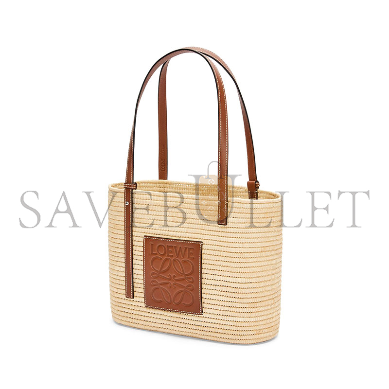 LOEWE QUARE BASKET TOTE BAG IN RAFFIA A223099X02-9943 (27*20*10cm)