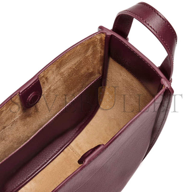 LOEWE HAMMOCK SLICE BAG IN SHINY CALFSKIN A538HHSX01 (21*25*10cm) LOEWE HAMMOCK SLICE BAG IN SHINY CALFSKIN A538HHSX01 (21*25*10cm)