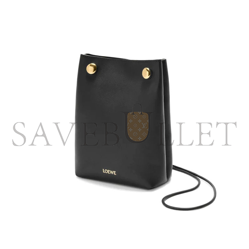 LOEWE PEBBLE POUCH IN SMOOTH CALFSKIN CANBSPPX01 (17*21.5*7cm) LOEWE PEBBLE POUCH IN SMOOTH CALFSKIN CANBSPPX01 (17*21.5*7cm)
