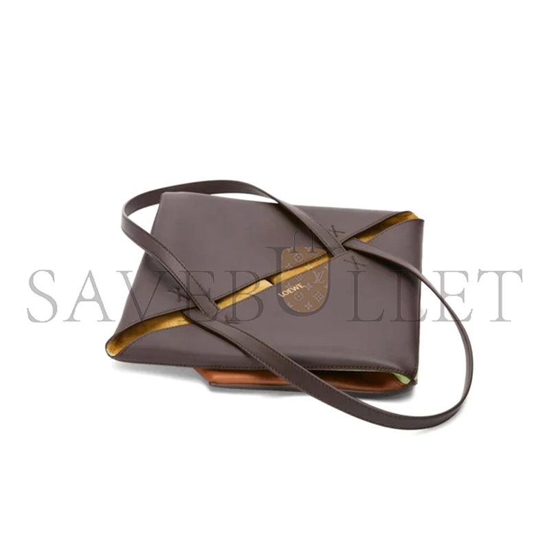 LOEWE MEDIUM PUZZLE FOLD TOTE IN CALFSKIN AND SUEDE A779G50X73 (25.5*31.5*14.5cm) LOEWE MEDIUM PUZZLE FOLD TOTE IN CALFSKIN AND SUEDE A779G50X73 (25.5*31.5*14.5cm)