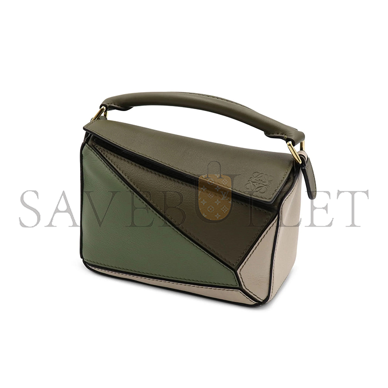 LOEWE MINI PUZZLE BAG IN CLASSIC CALFSKIN A510S21X34-4366 (18*12.5*8cm)