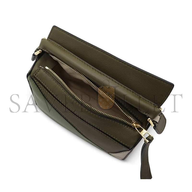 LOEWE MINI PUZZLE BAG IN CLASSIC CALFSKIN A510S21X34-4366 (18*12.5*8cm)