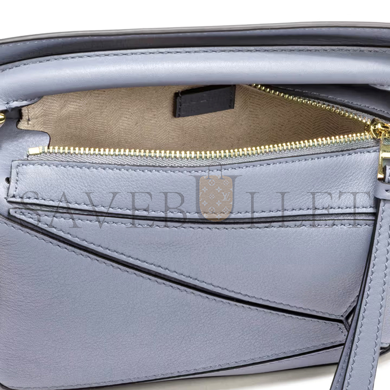 LOEWE MINI PUZZLE EDGE BAG IN CLASSIC CALFSKIN 061838-7 (18*12.5*8cm)