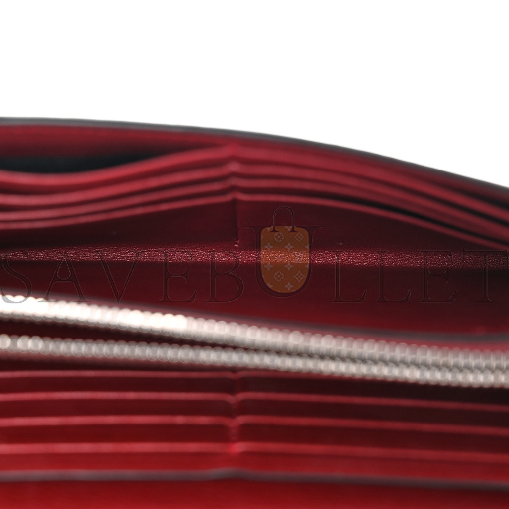 LOEWE CALFSKIN PUZZLE CONTINENTAL WALLET WINE GARNET (19*10*3cm)