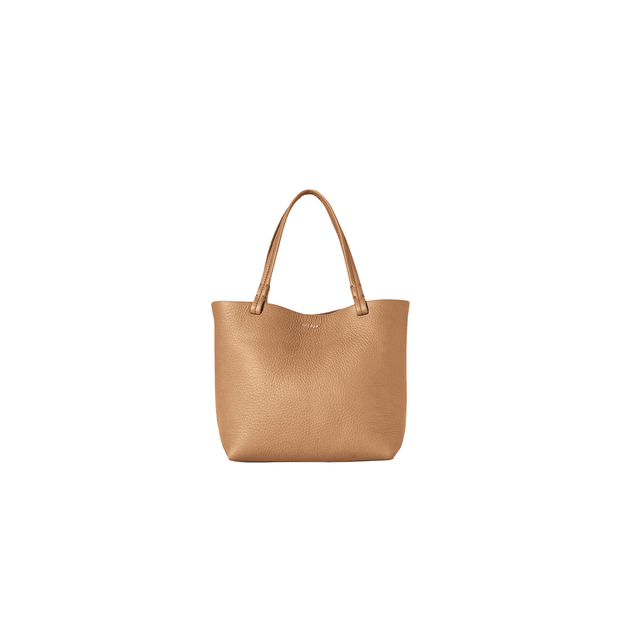 THE ROW SMALL PARK TOTE BAG IN LEATHER CINNAMON W1199L129CMONS (25*22*12cm)