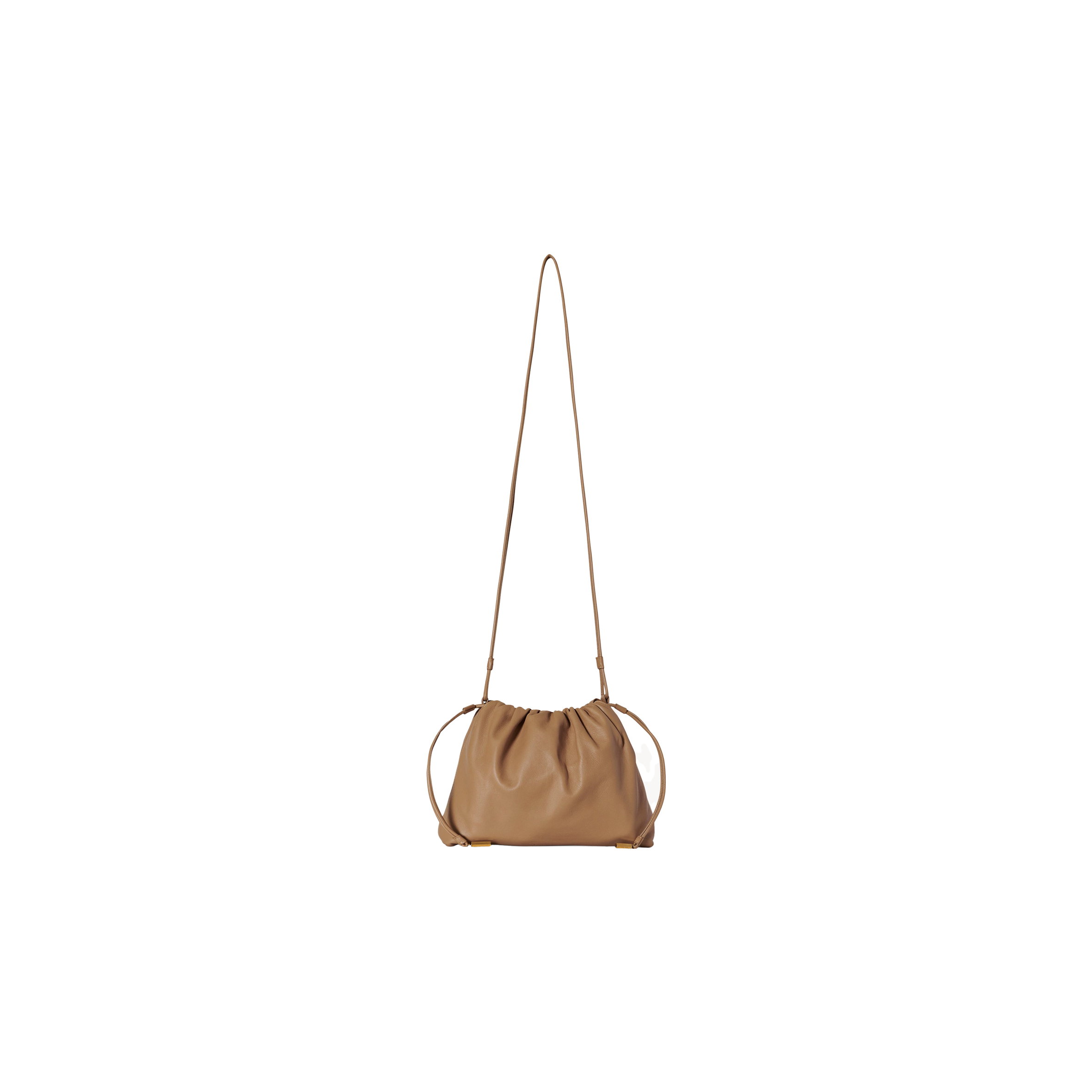 THE ROW ANGY BAG IN LEATHER CREAM W1620L108CREAG (30*21*7cm)