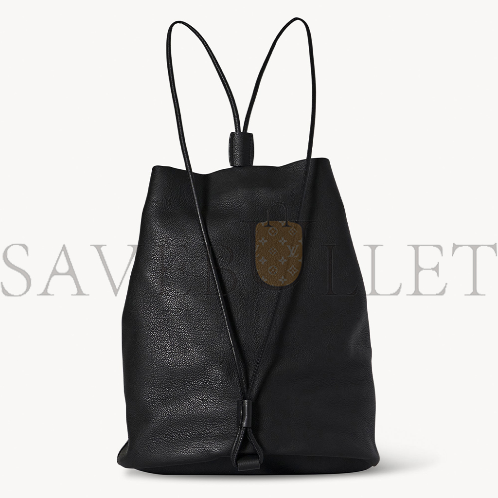 THE ROW JOE BACKPACK IN LEATHER BLACK W1632L31BAG (30*25*17cm)