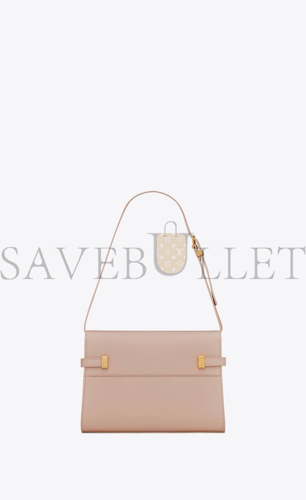 YSL MANHATTAN SMALL SHOULDER BAG IN BOX SAINT LAURENT LEATHER 6756260SX0W2738 (24*17.5*6cm)