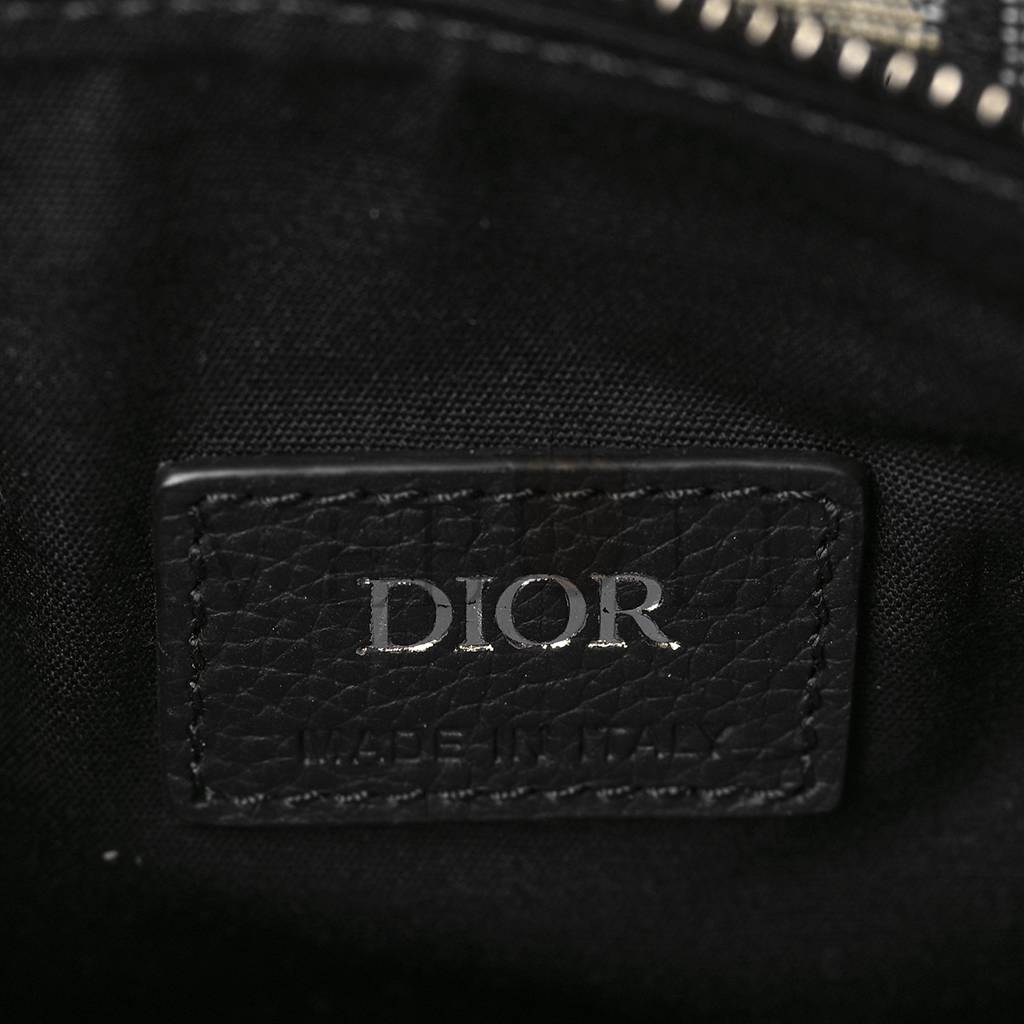 DIOR OBLIQUE MENS MINI SADDLE BAG BLUE (23*18*2.5cm)